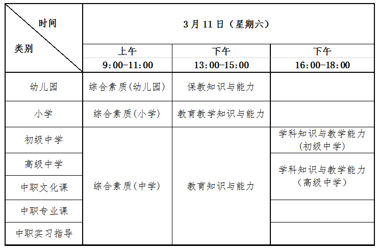 吉林教师资格证