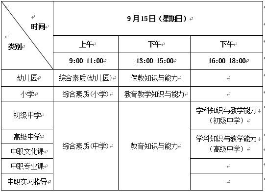 天津教师资格笔试公告